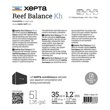 Xepta Reef Balance kH Part 5l